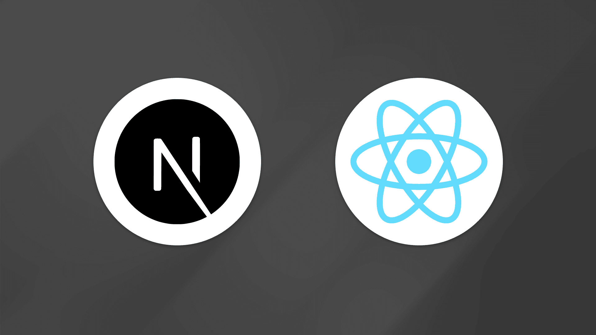 Logo composition showing Next.js, React, and Turbopack logos